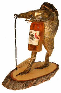 ... : Real Cane Toad With Bottle Whiskey And Walking Stick - Approx 20cm
